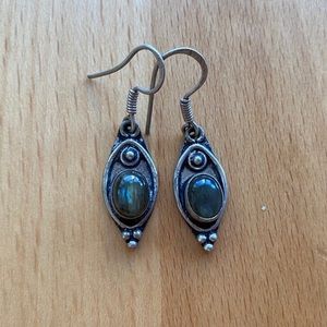 Moroccan labradorite earrings